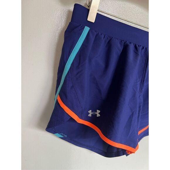 Under Armour Multicolored Shorts Woman’s Size Medium Heatgear - Picture 2 of 9